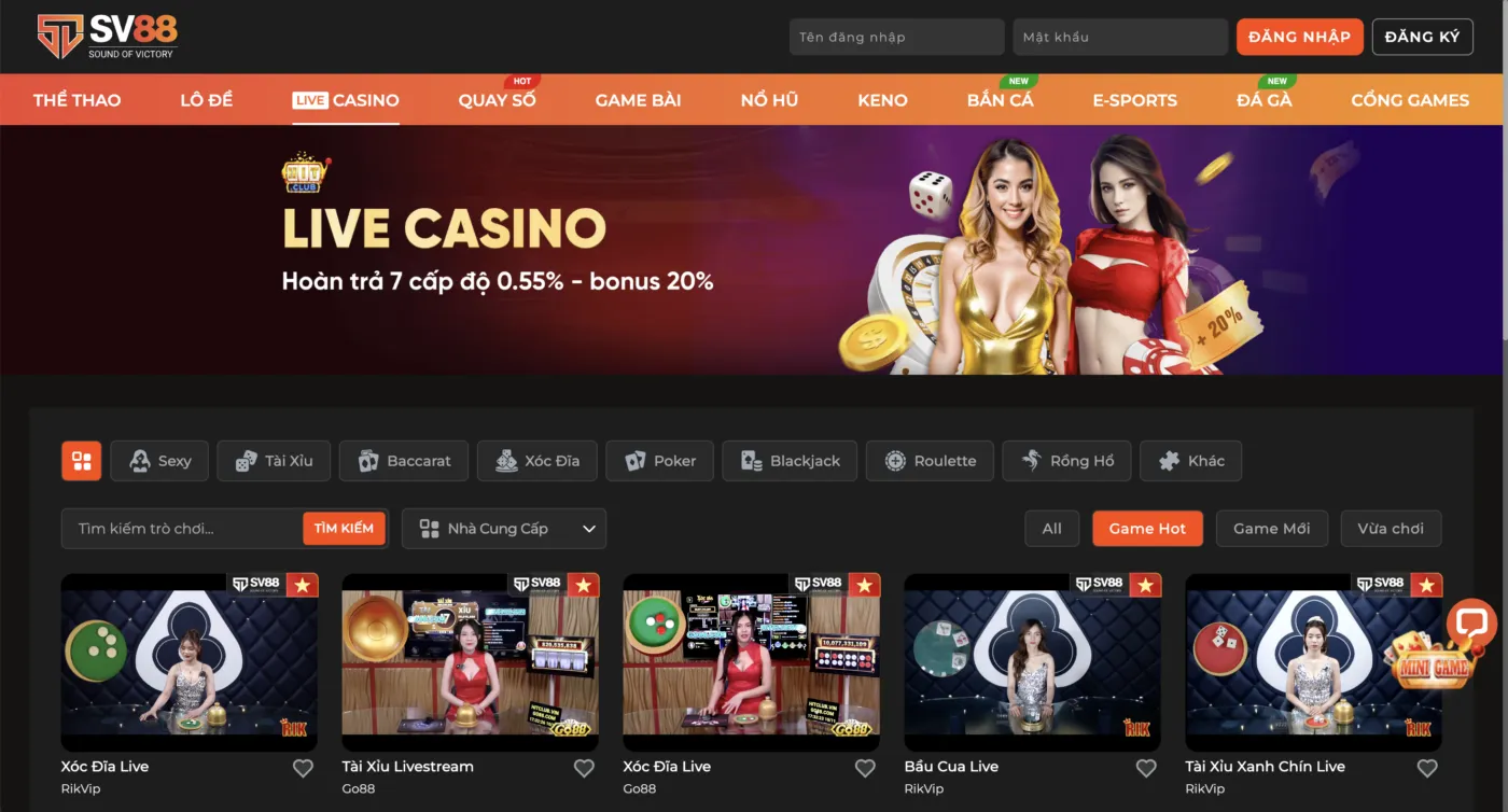 live casino sv88 live casino sv88