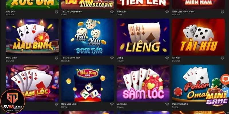 Đăng ký tham gia Tài Xỉu ngay tại SV88