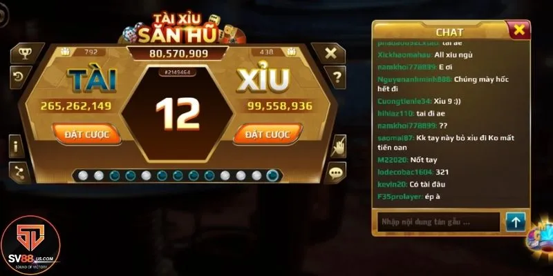 Thiết kế bàn cược Tài Xỉu dễ thao tác chơi