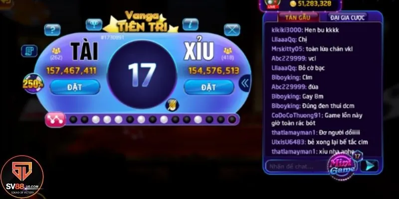 Đa dạng cửa cược chơi Tài xỉu mini khác nhau