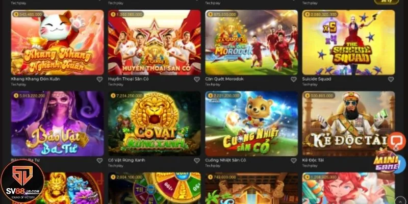 Game nổ hũ kết hợp thể thao tạo nên sự mới lạ