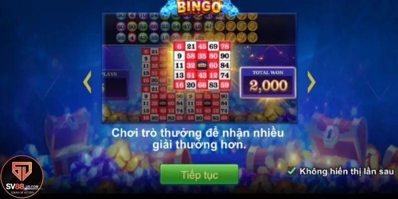 Thực hiện thao tác vào game Super Bingo đơn giản